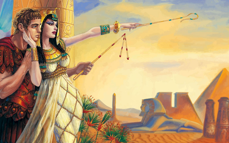 Cleopatra and Mark Antony